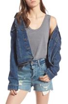 Women's Treasure & Bond U-neck Tank, Size - Grey