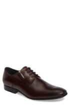 Men's Kenneth Cole New York Mixed Media Cap Toe Derby M - Brown
