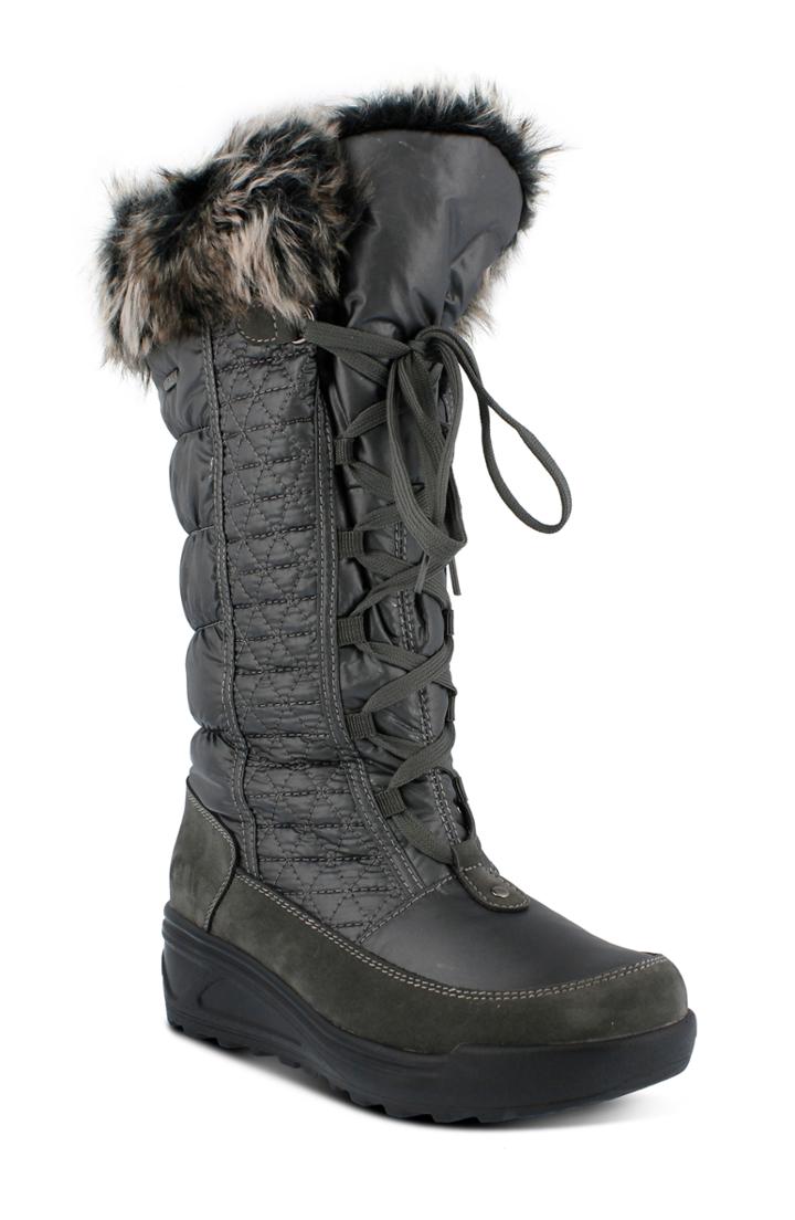 Women's Spring Step Fotios Waterproof Faux Fur Boot Us / 40eu - Grey