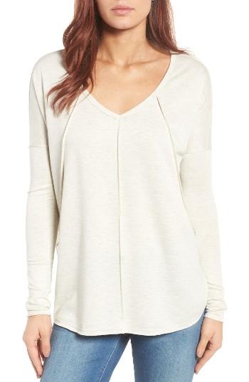 Women's Caslon V-neck Sweatshirt - Grey