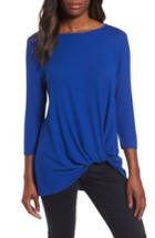 Women's Gibson Cozy Twist Front Pullover, Size - Purple