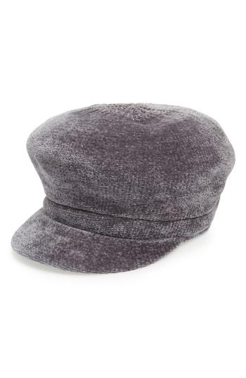 Women's Bp. Chenille Baker Boy Cap - Grey