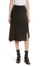 Women's Helmut Lang Bondage Jersey Asymmetrical Skirt