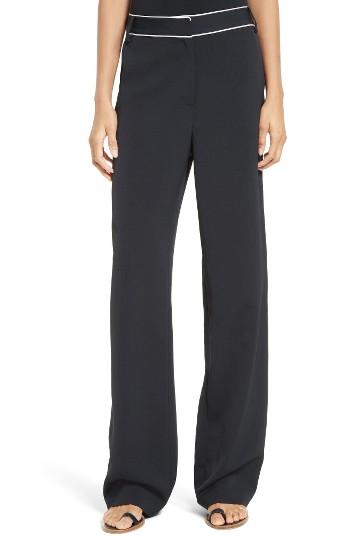 Women's Tibi Draped Satin Twill Pants