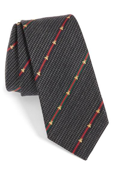 Men's Gucci Savanur Silk & Wool Tie