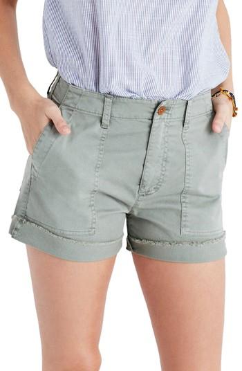 Women's Madewell Garment Dye High Waist Shorts