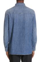 Men's Maison Margiela Denim Sport Shirt Eu - Blue