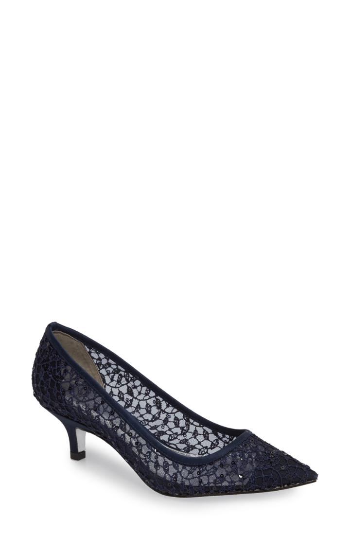 Women's Adrianna Papell 'lois' Mesh Pump .5 W - Blue