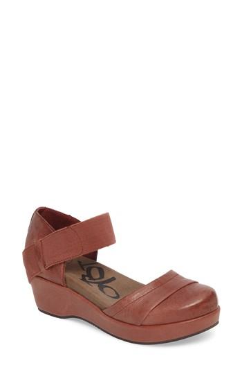 Women's Otbt Wander Out Platform Pump .5 M - Burgundy