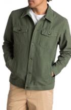 Men's Quiksilver Waterman Collection Tradie Canvas Jacket - Green