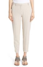 Women's Fabiana Filippi Wool Blend Ankle Pants Us / 38 It - Beige