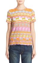 Women's Junya Watanabe Multi Border Jacquard Top - Pink