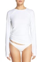 Women's Mott 50 Zip Rashguard - White