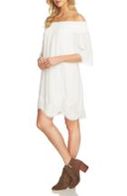 Women's 1.state Embroidered Off The Shoulder Shift Dress