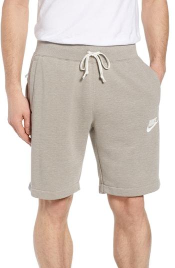 Men's Nike Heritage Knit Shorts - Beige