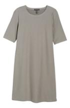 Women's Eileen Fisher Stretch Knit Shift Dress - Grey