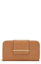Women's Vince Camuto Maray Leather Continental Wallet - Brown