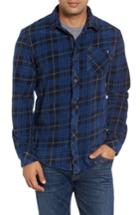Men's Jack O'neill Breakers Regular Fit Plaid Fleece Shirt - Blue