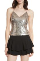 Women's Alice + Olivia Delray Sequin Embellished Camisole
