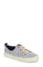 Women's Sperry Crest Vibe Painterly Stripe Sneaker M - Blue