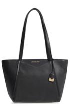 Michael Michael Kors Small Whitney Leather Tote - Black