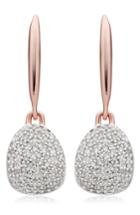 Women's Monica Vinader Nura Small Diamond Pebble Drop Earrings