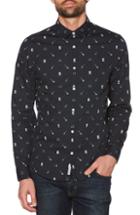 Men's Original Penguin Slim Fit Rock Band Print Sport Shirt, Size - Blue