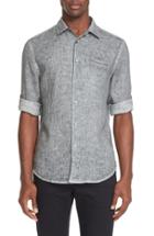 Men's John Varvatos Collection Slim Fit Linen Sport Shirt