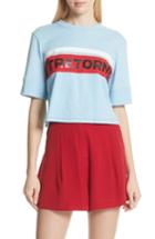 Women's Tretorn Crop Cotton Tee - Blue