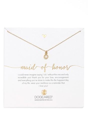 Women's Dogeared Rose Quartz Pendant Necklace (nordstrom Exclusive)