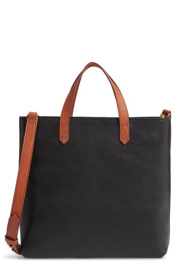 Madewell Small Transport Leather Crossbody Tote -
