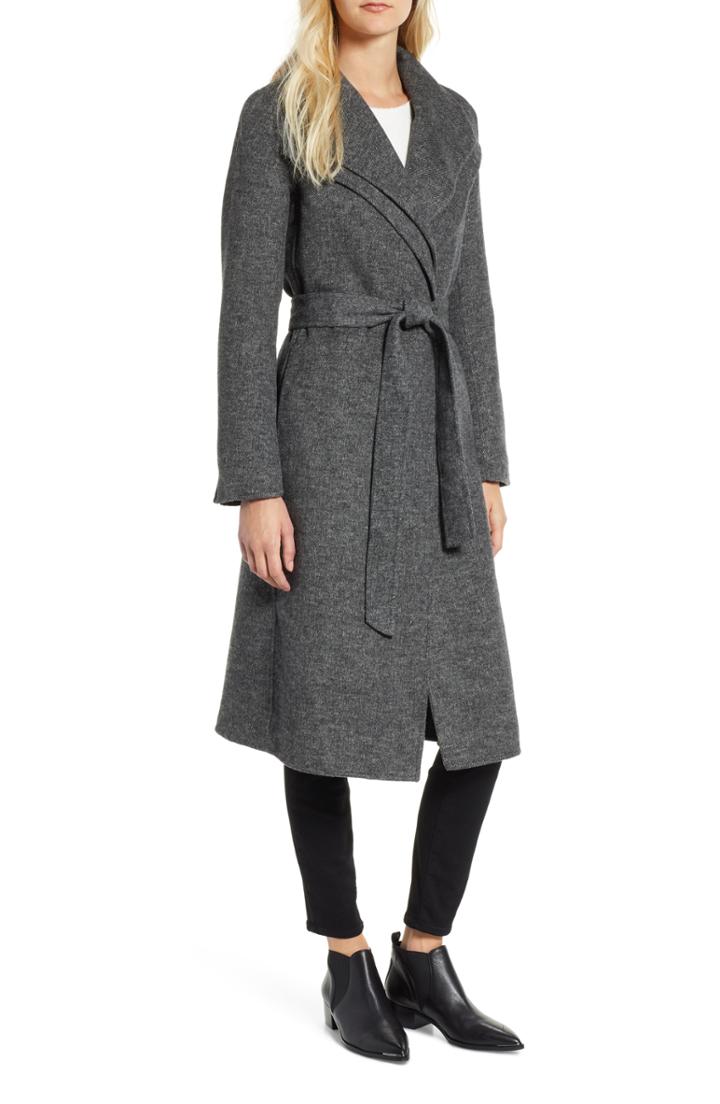 Women's Max Mara Agnese High Collar Wool Coat