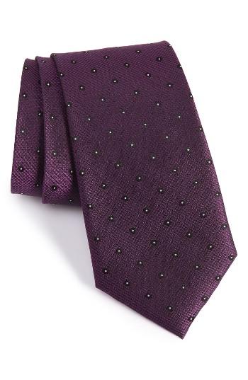 Men's Calibrate Handmade Dot Silk Tie
