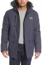 Men's Helly Hansen Svalbard Waterproof Parka With Faux Fur Trim, Size - None