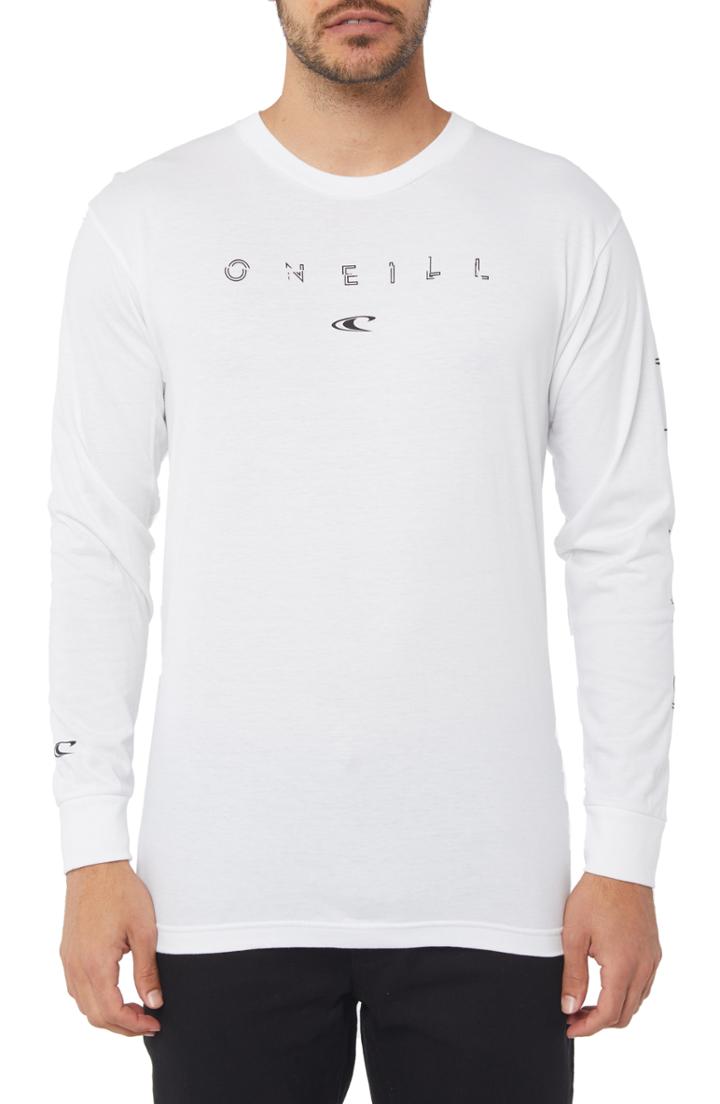 Men's O'neill Spaced Out Graphic Long Sleeve T-shirt - White