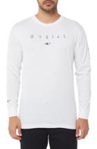 Men's O'neill Spaced Out Graphic Long Sleeve T-shirt - White