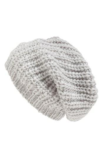 Leith Chunky Knit Slouch Hat Light