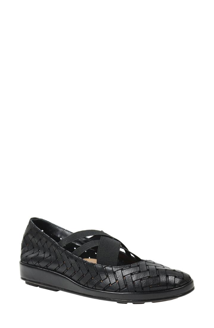 Women's L'amour Des Pieds Chanteau Flat M - Black
