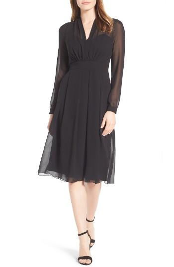 Women's Anne Klein A-line Chiffon Dress