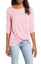 Women's Caslon Twist Front Top - Coral