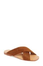 Women's Huma Blanco Odessa Genuine Calf Hair Slide Sandal