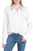 Women's Ag Camilla Studded Shirt - White