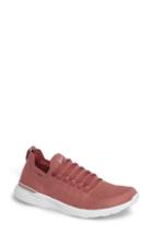 Women's Apl Techloom Breeze Knit Running Shoe .5 B - Burgundy
