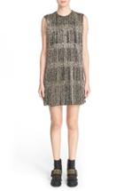 Women's Burberry Prorsum Bugle Bead Fringe Shift Dress