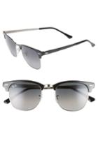 Men's Ray-ban Icons 51mm Browline Sunglasses - Silver Black