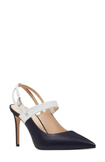 Women's Nine West Tabbae Slingback Pump M - Blue