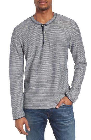Men's Rodd & Gunn Slim Centre Island Henley - Blue/green