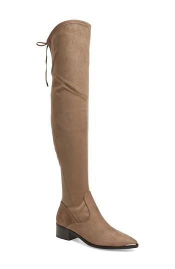 Women's Marc Fisher Ltd. Yuna Over The Knee Boot M - Beige