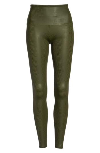 Women's Onzie High Waist Print Leggings, Size M/l - Green