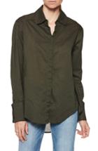 Women's Paige Clemence French Cuff Shirt - Green